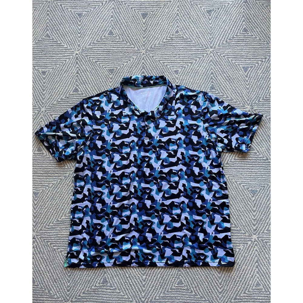 Maelreg Performance Polyester/Spandex Polo - Multicolor - 3XL